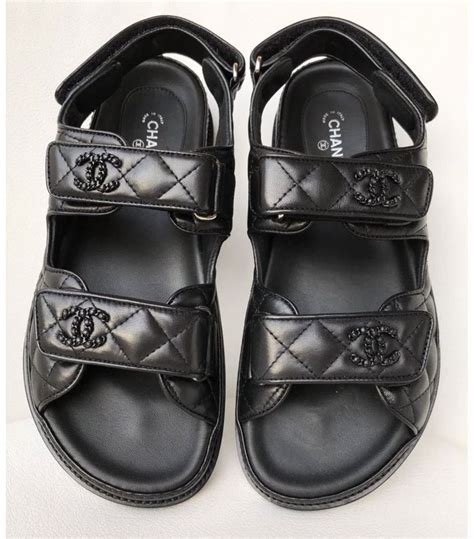 chanel neoprene sandals|chanel kid sandals.